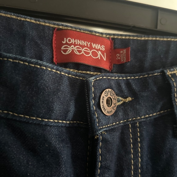 Johnny Was Wide leg Flare jeans - Picture 3 of 3